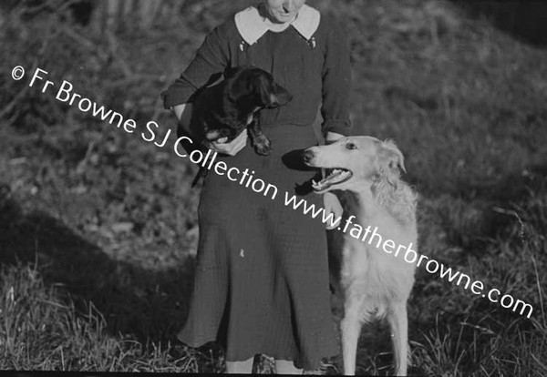 ESTHER MURPHY WITH DOGS